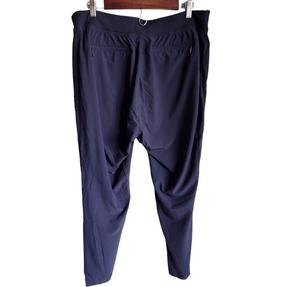 Athleta Pants Women's 16 Blue Brooklyn Ankle Pant Lightweight Pockets - Picture 6 of 10